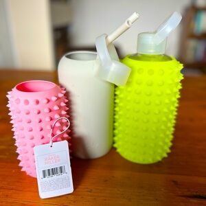 BKR Lot: Big Bottle Spiked Gogo sleeve + gray sleeve, little Spiked Baker Miller
